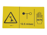 82602 Decal, Danger, Max Side Frc | Genie